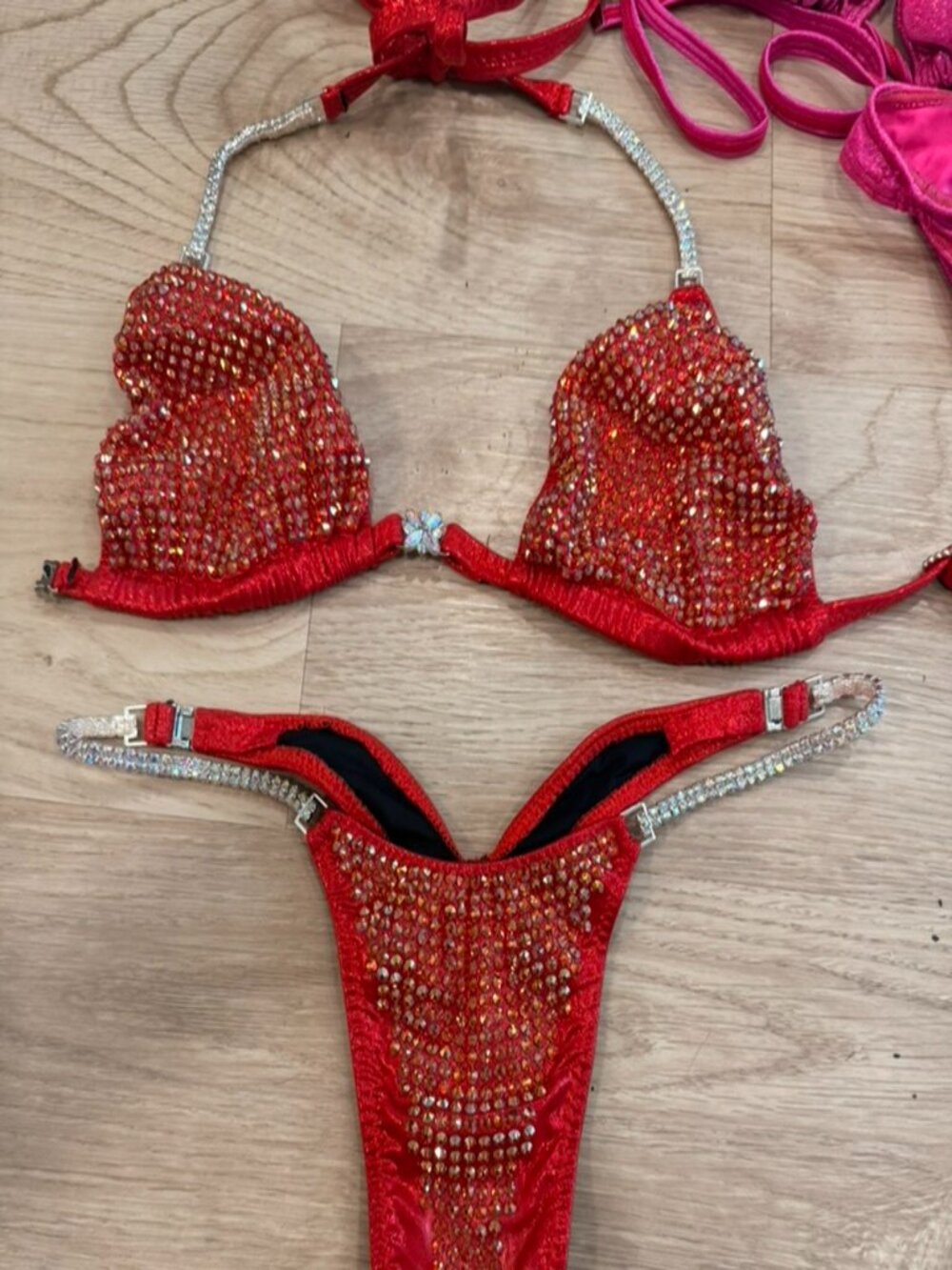 NPC/IFBB PRO RED BIKINI